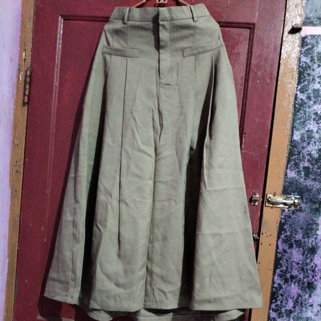 rok muslimah kekinian warna mocca
