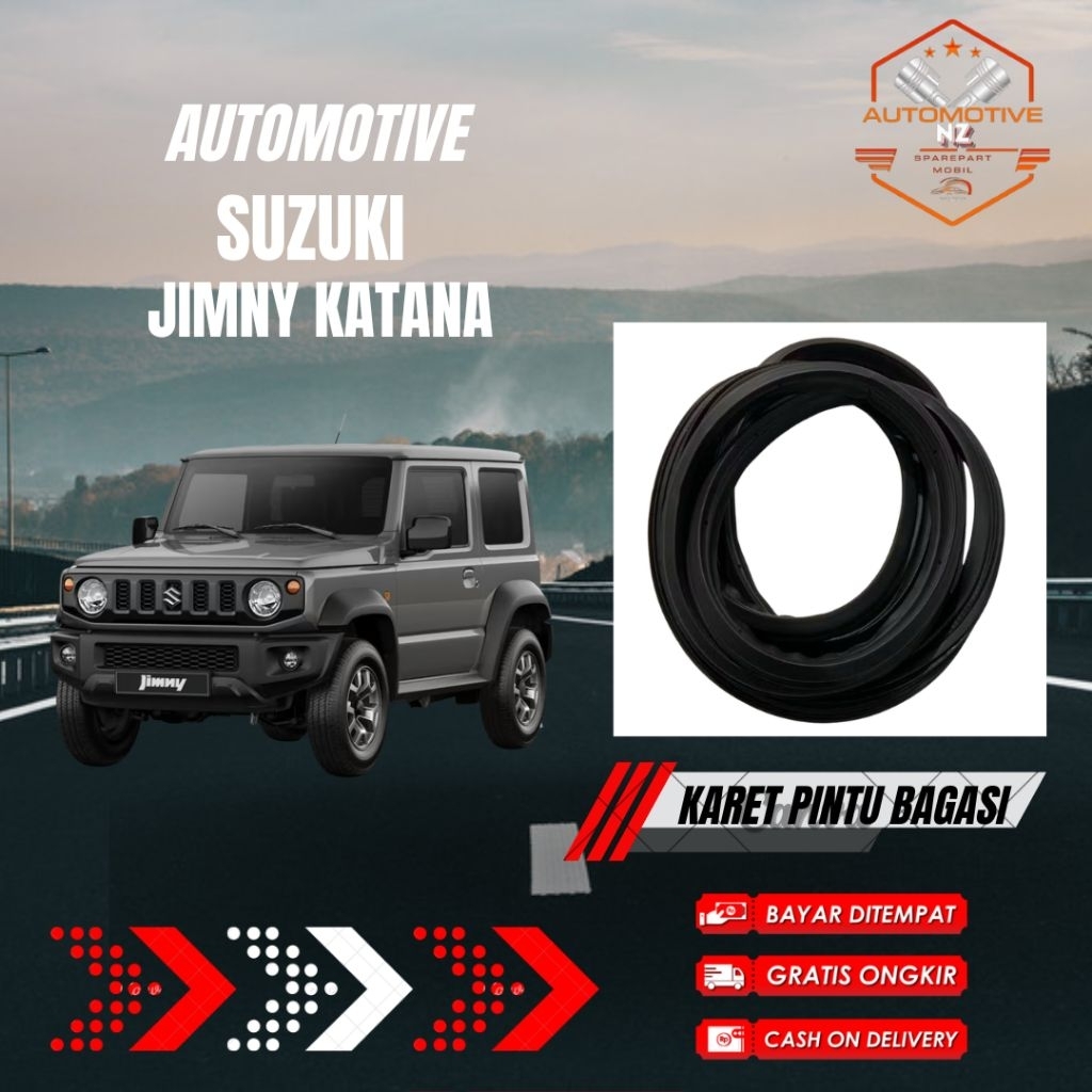 Karet Peredam Pintu Bagasi Suzuki Katana Jimny – Rubber Stopper Belakang Premium Quality