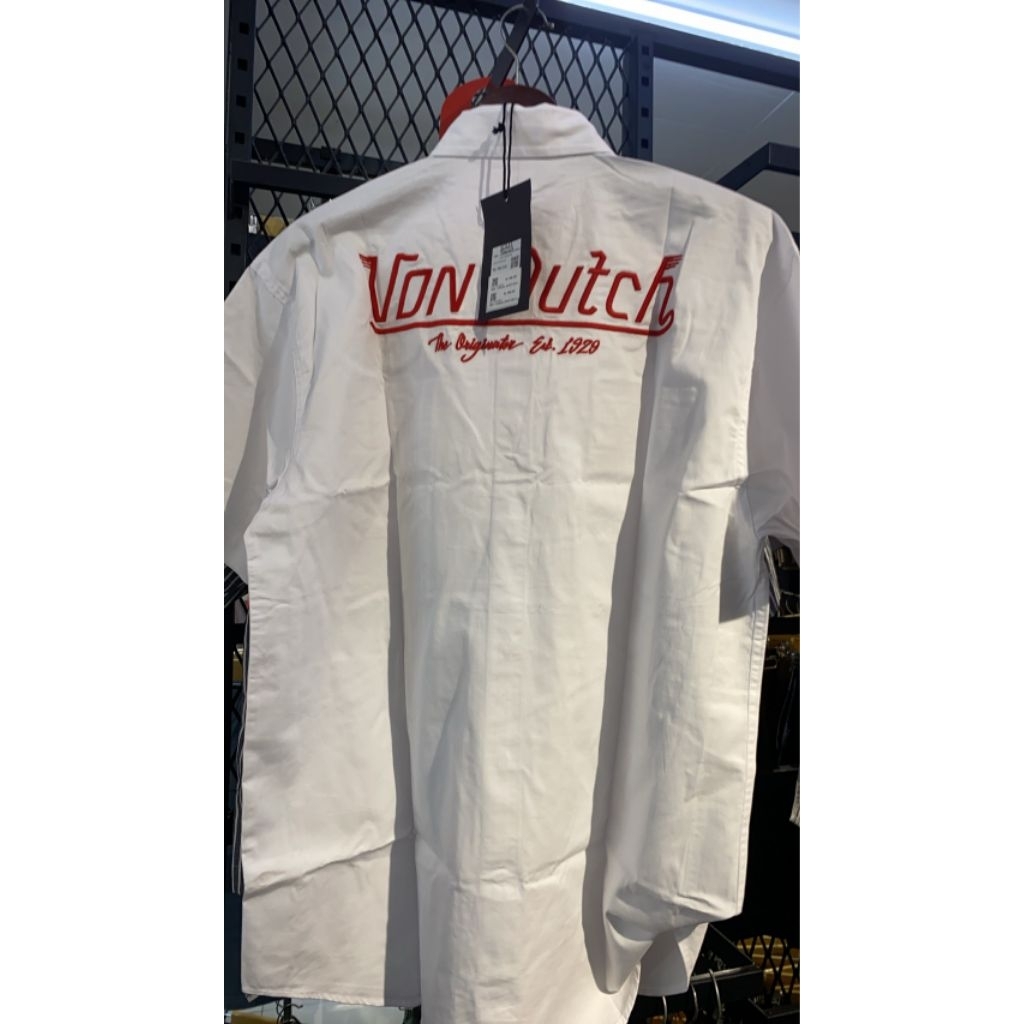 VON DUTCH 1624 WORKSHIRT WHITE
