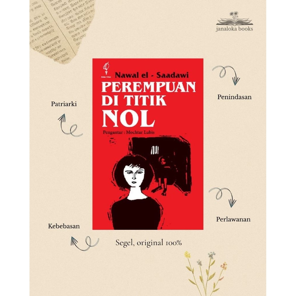 Perempuan di Titik Nol – Nawal El Saadawi | Novel Feminisme | Buku Sastra Timur Tengah | Kisah Nyata