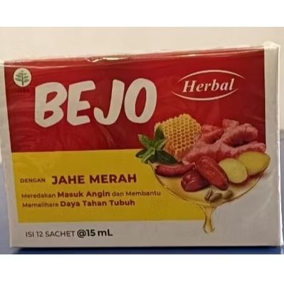 Bejo Jahe Merah 15 ml Box Isi 12 Sachet