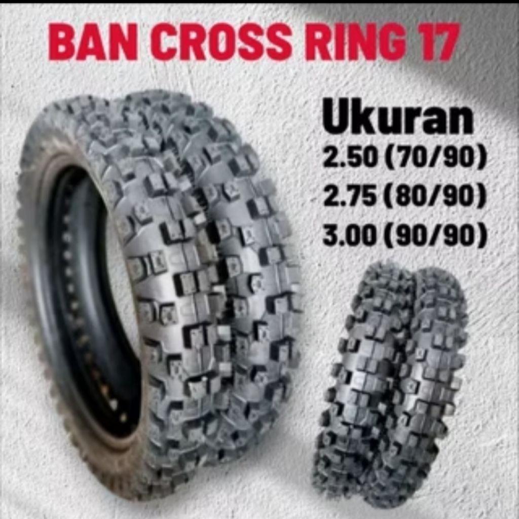 Ban Cross Ukuran 300 Ring 17 Stabil