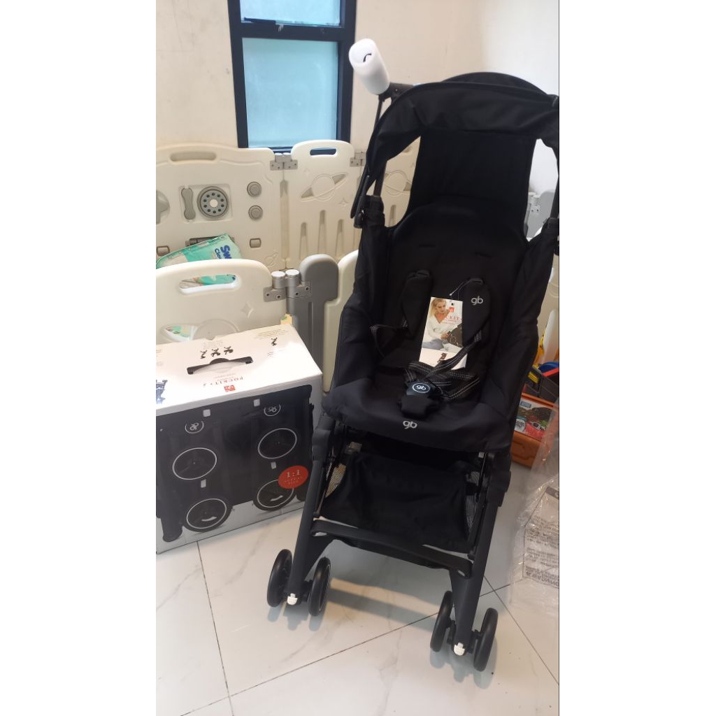 stroller GB pockit Y,pockit kanopi lengkung tanpa ransel