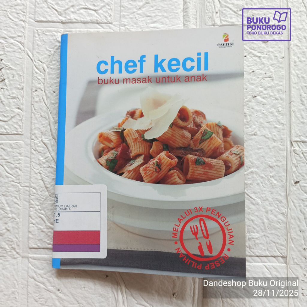 (BEKAS) Chef Kecil Buku Masak Untuk Anak - BUKU RESEP MASAKAN ORIGINAL