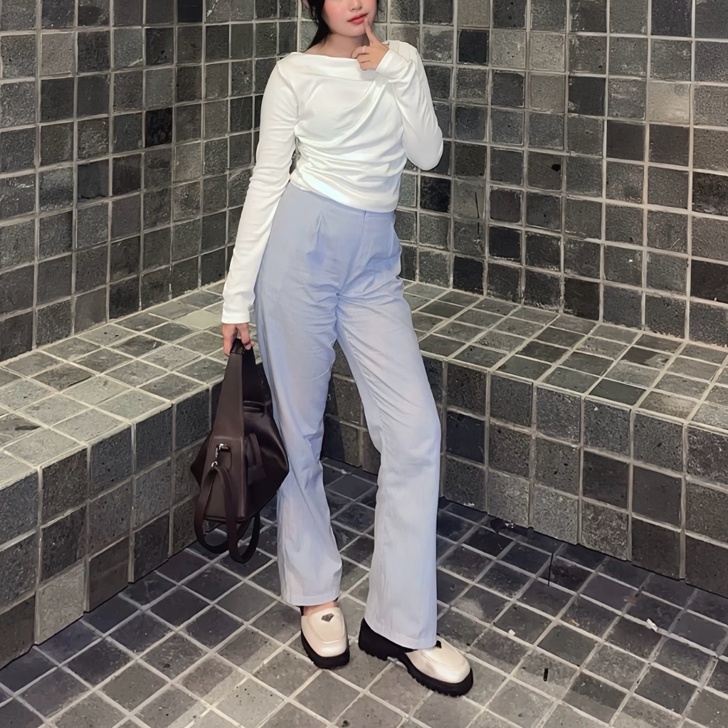 Wispie City pants || Celana Salur Wanita || Celana Panjang wanita || Celana Panst salur | Celana sal