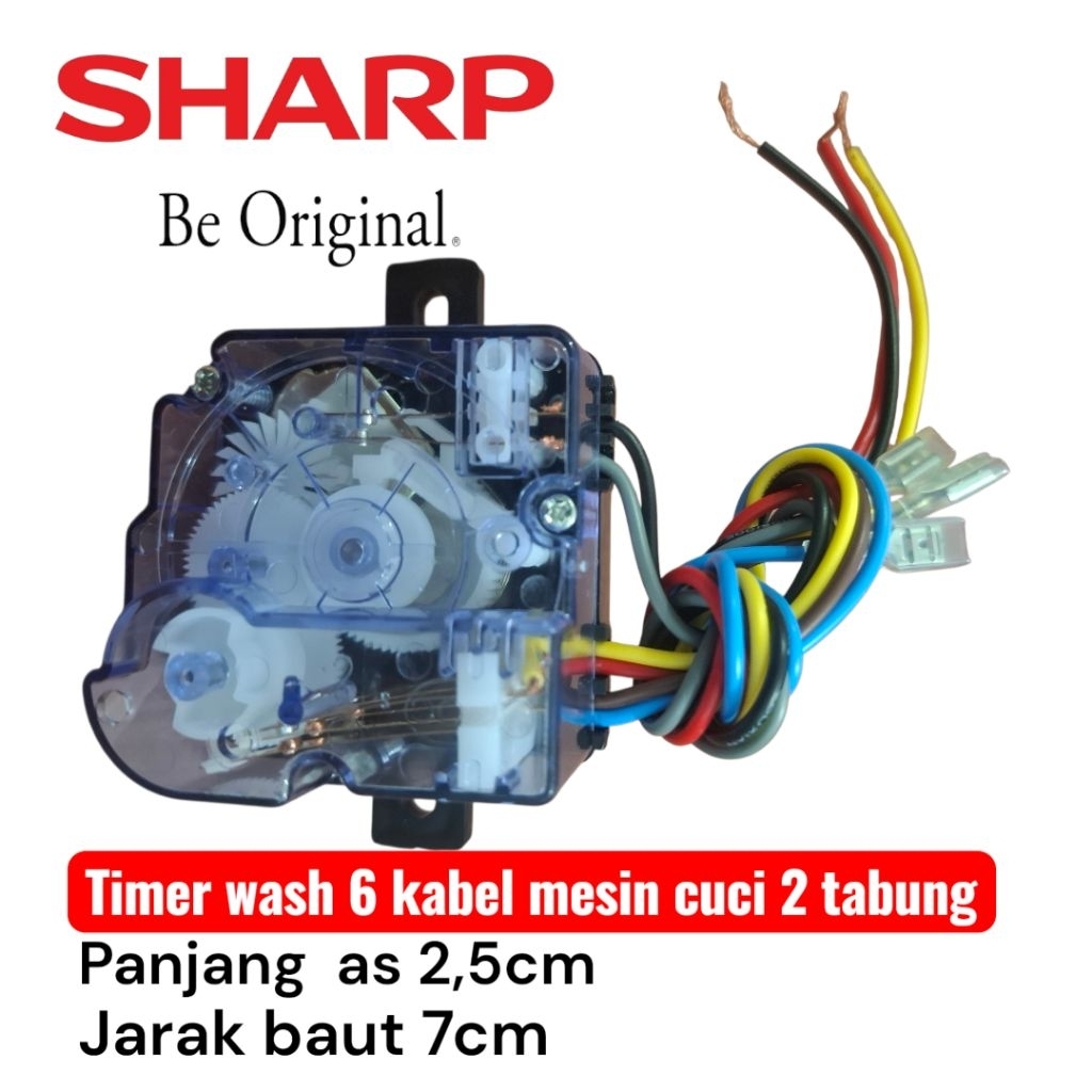 Timer wash pencuci 6 kabel mesin cuci sharp 2 tabung