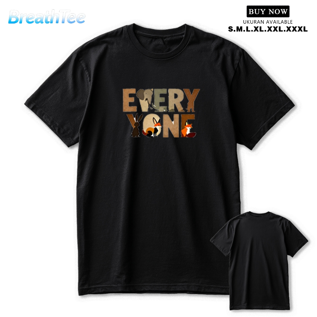 Konsep “Zootopia 2: Dark Version” Karakter Dengan Ekspresi Serious Kaos Oblong T-Shirt Tee Gaya Grap