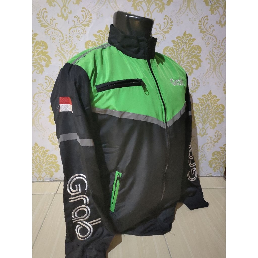 FOR SALE Jaket DRIVER GRB - Rompi Driver Go-Jek - Rompi Driver GRB - Rompi Hijau Hitam Polos 100% Re