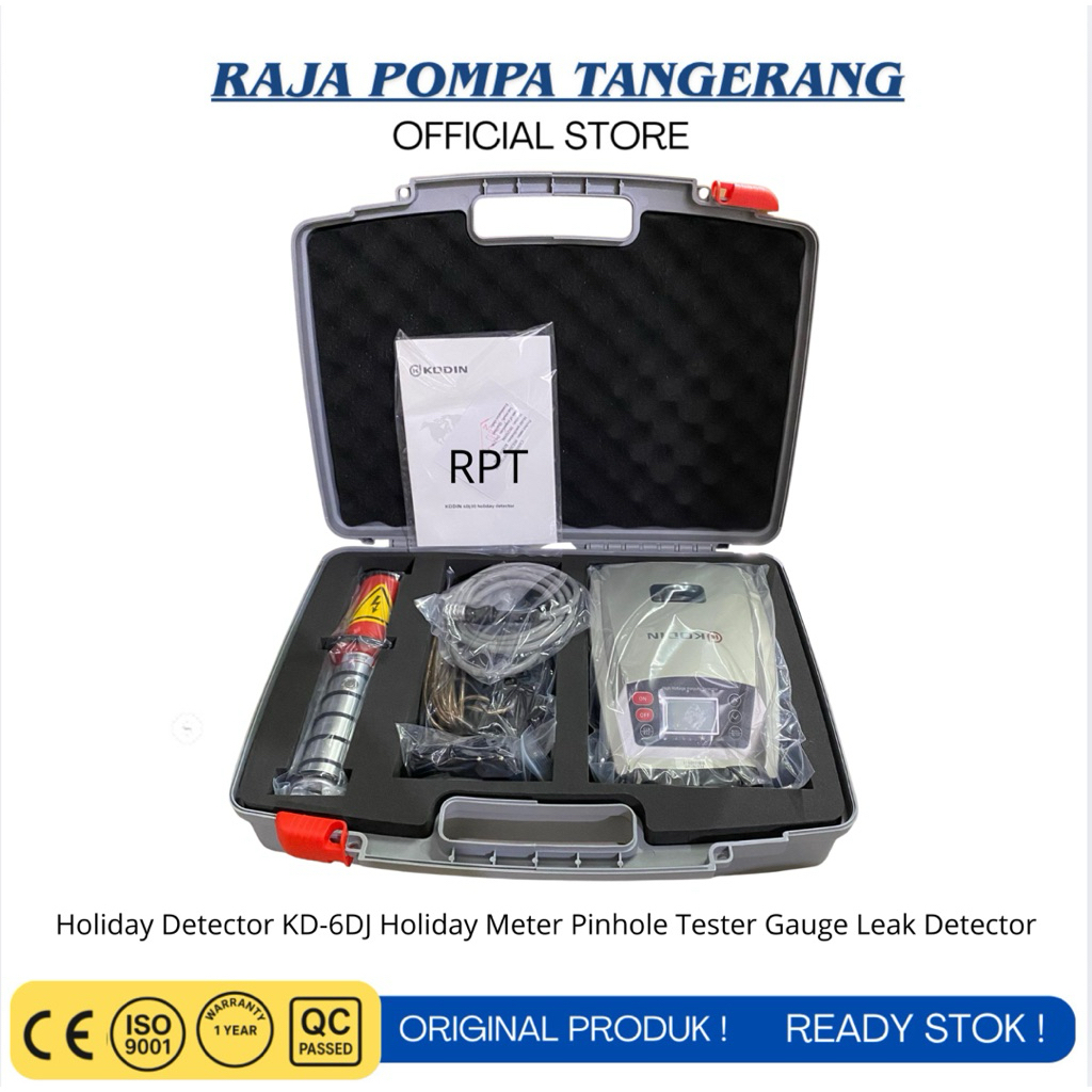 Holiday Detector KD-6DJ Holiday Meter Pinhole Tester Gauge Leak Detector