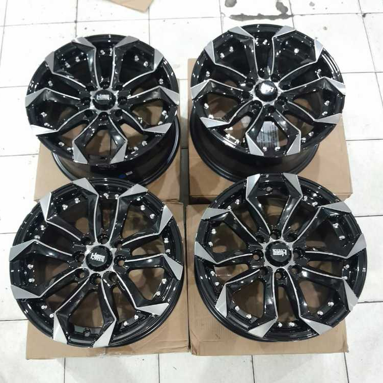Velg Racing Labang HSR Ring 15 Lebar 7 Inch Untuk Mobil Avanza Xenia Livina Yaris Brio R15 Two Tone