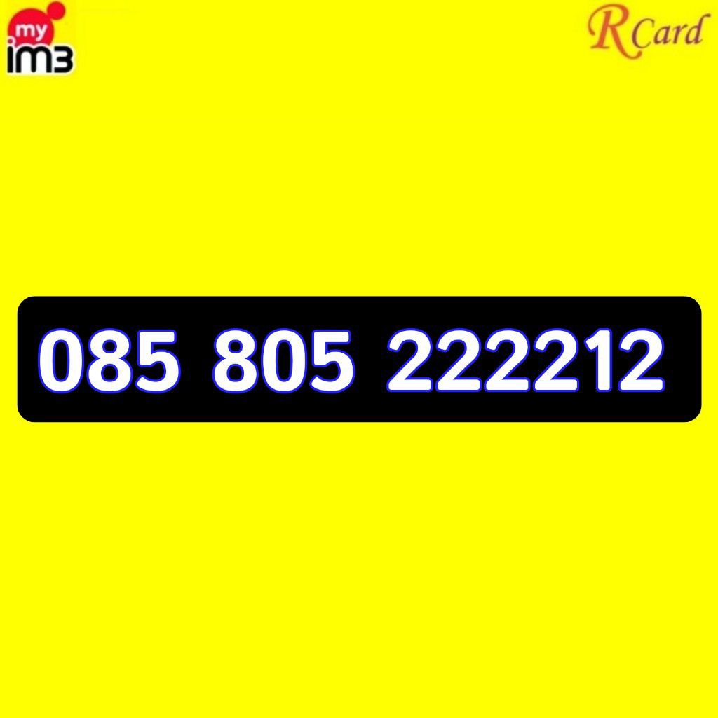 Perdana Nomor Cantik Indosat Im3 212 Kwartet 2222 805 222212
