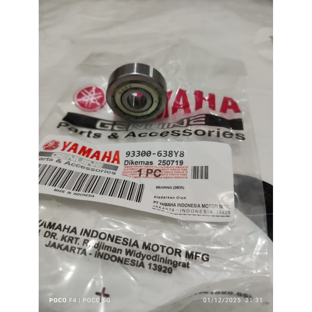 Bearing Bak CVT Mio, laher CVT Yamaha Mio Sporty 638 (5TL)