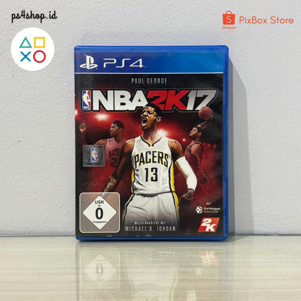 BD Kaset PS4 NBA 2K17 Second Bekas Ori | Game Basket Musim 2017 NBA2K17 PAUL GEORGE PlayStation