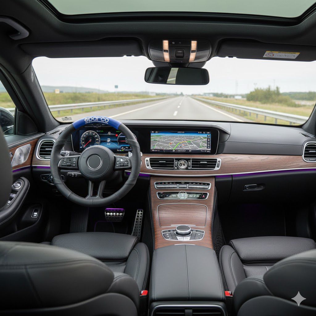 Sparco Cover Steering Wheel Sarung Stir Mobil Kulit PU