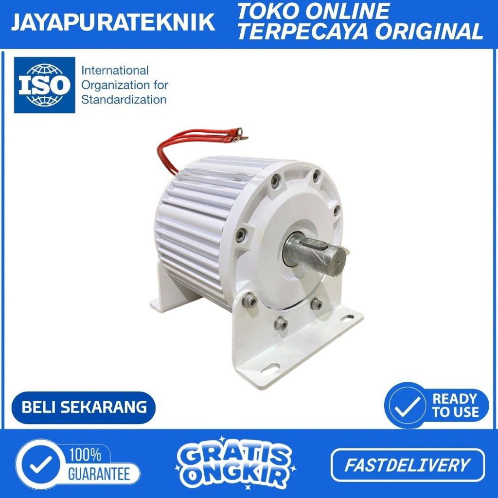 Generator Magnet Permanen Wind Turbine 5kW 5000W Alternator Low RPM