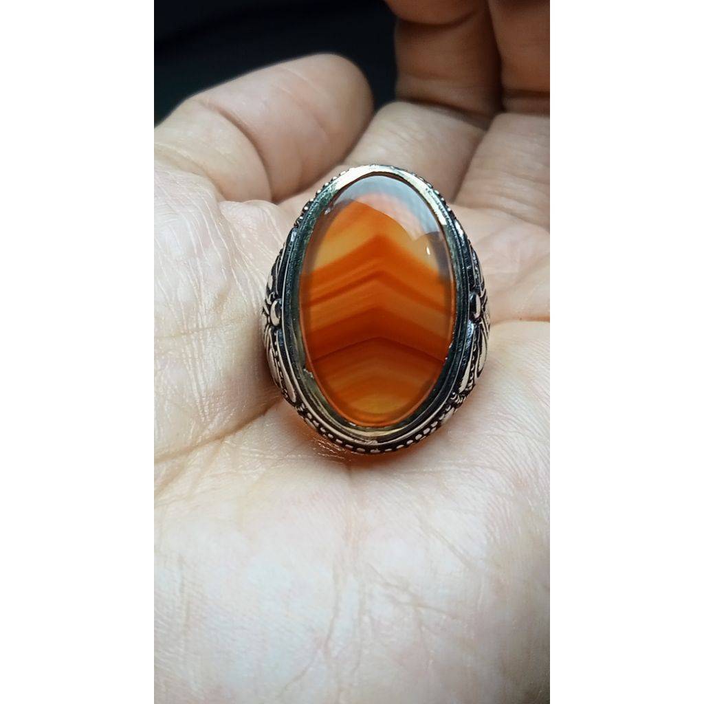 cincin batu junder simetris original