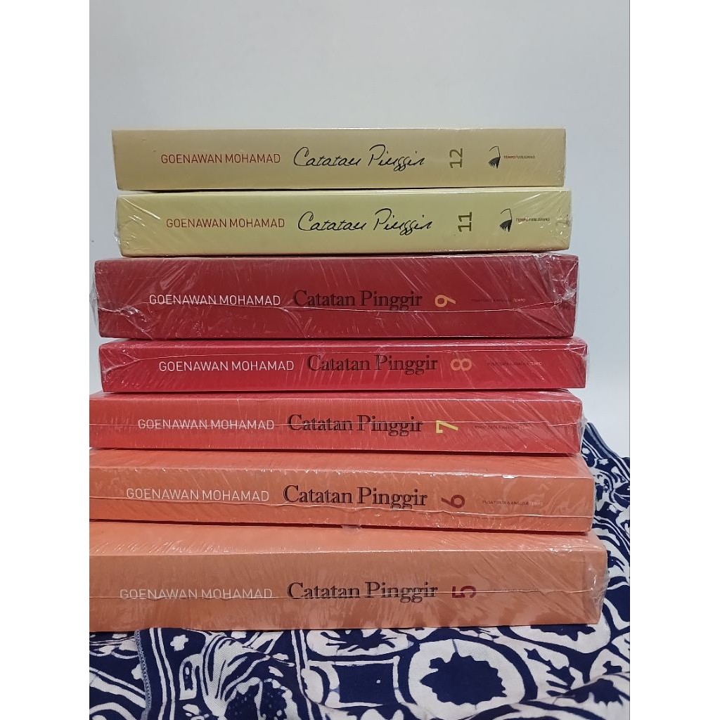 Paket Buku Catatan Pinggir 5,6,7,8,9,11,12 (7 buku) - Goenawan Mohamad