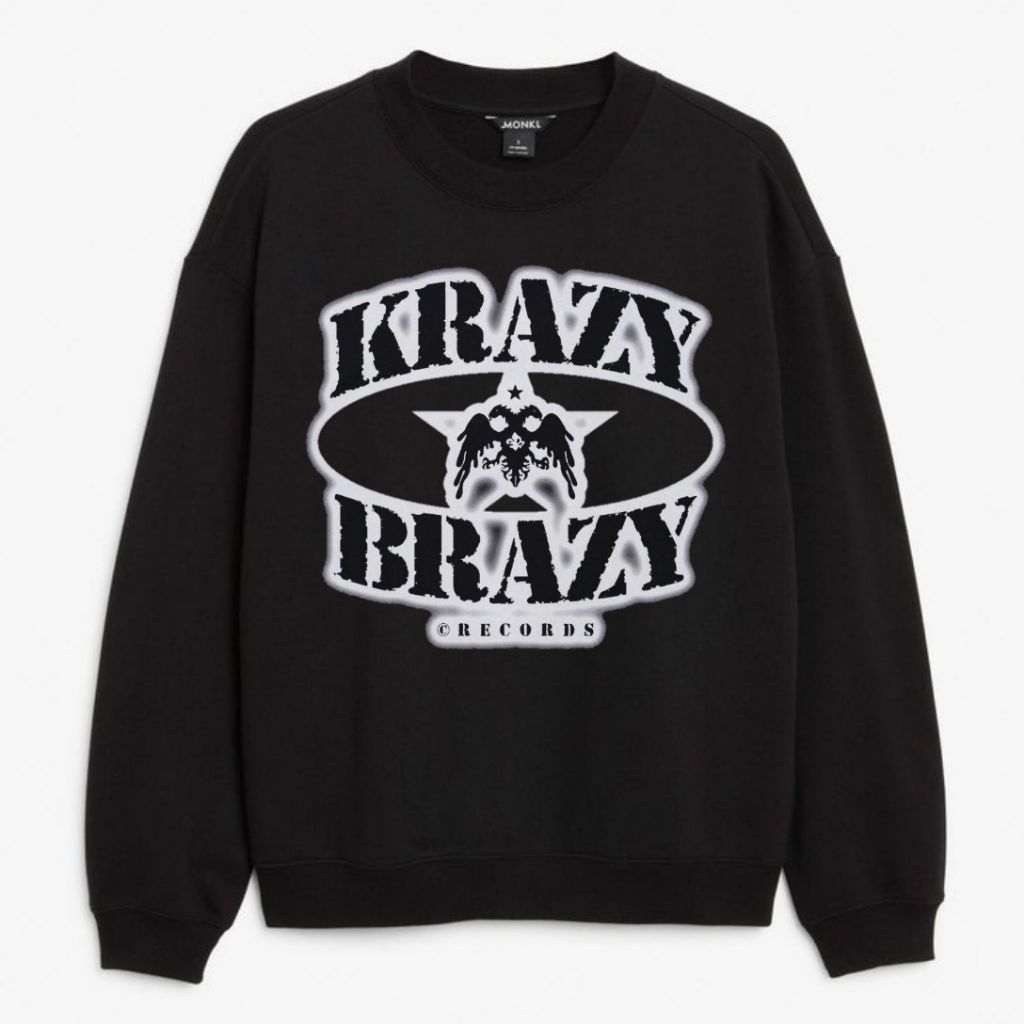 Crewneck Sweater Krazy Brazy Records Terbaru
