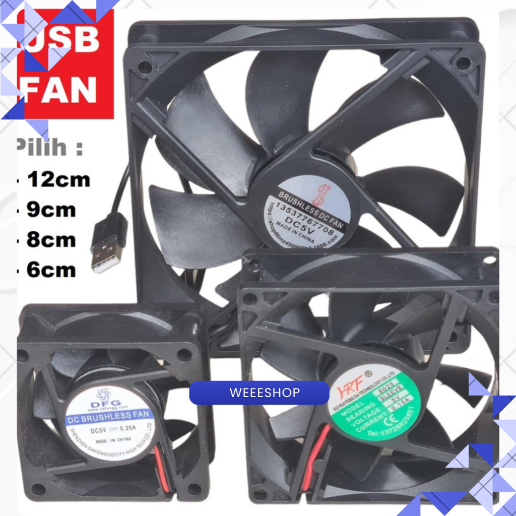 Cooling Fan USB Kipas Pendingin TV Box / Wifi Router – Kipas Aquascape Aquarium