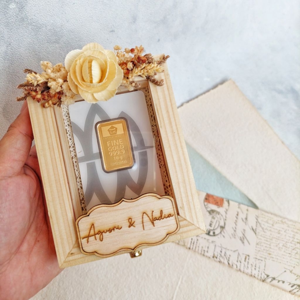 kotak logam mulia kotak hadiah mahar