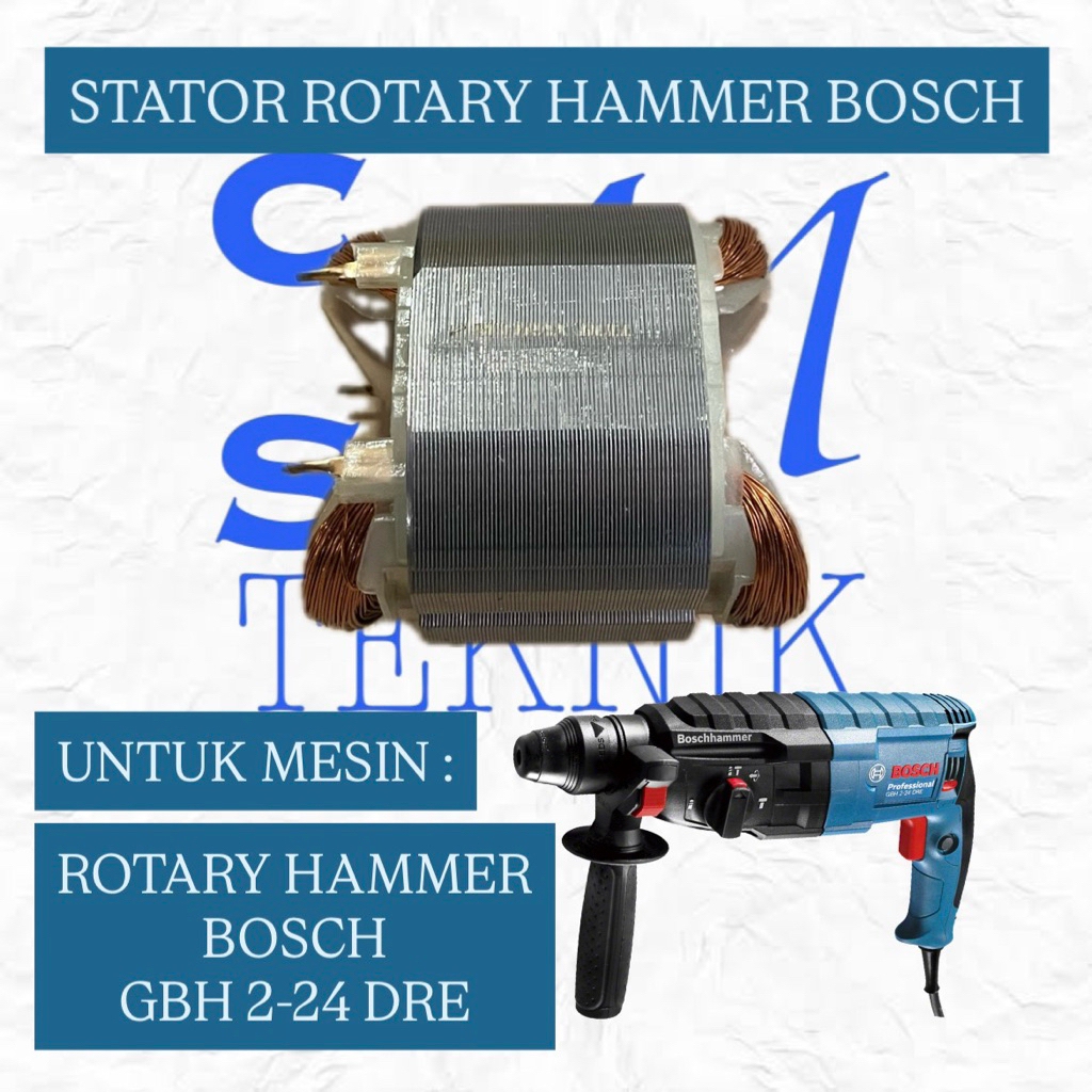 STATOR ROTARY HAMMER BOSCH GBH 2-24 DRE STATOR BOR BOBOK BETON BOSCH GBH 224 DRE