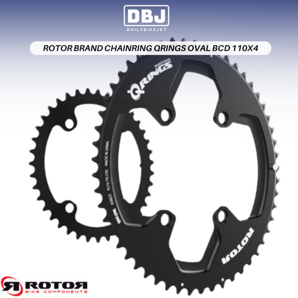 ROTOR Qrings Oval Chainring BCD 110x4 Shimano Ultegra Dura Ace - Crankset