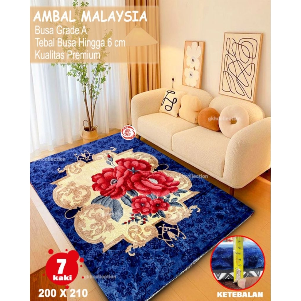 AMBAL MALAYSIA PREMIUM - GRADE A 200 X 210 (7 KAKI ) TEBAL 6 CM