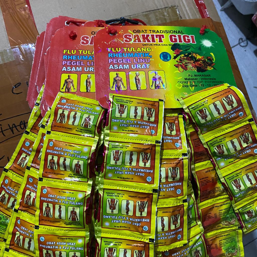 obat SAKIT GIGI MAKASSAR renteng @20 sachet original
