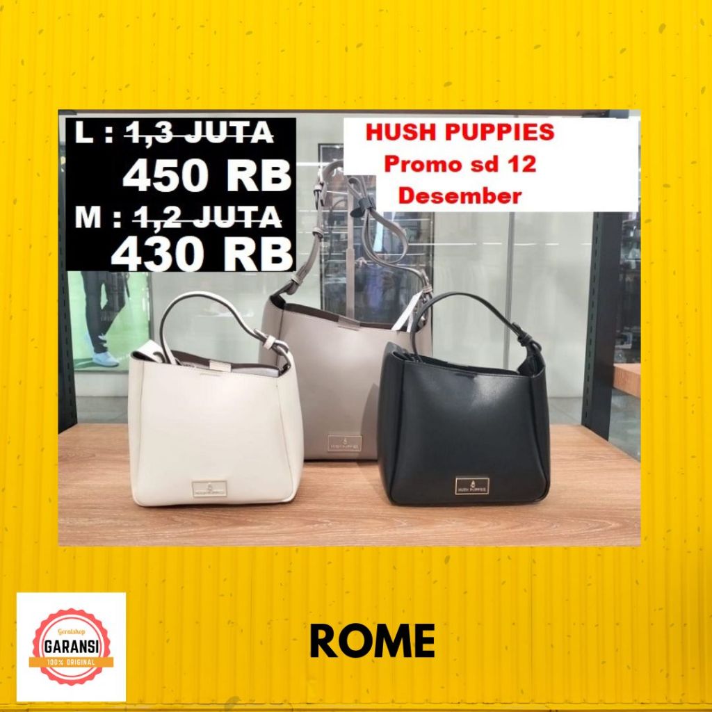 Tas Slingbag Wanita hush puppies ori seri ROME hushpuppies SALE