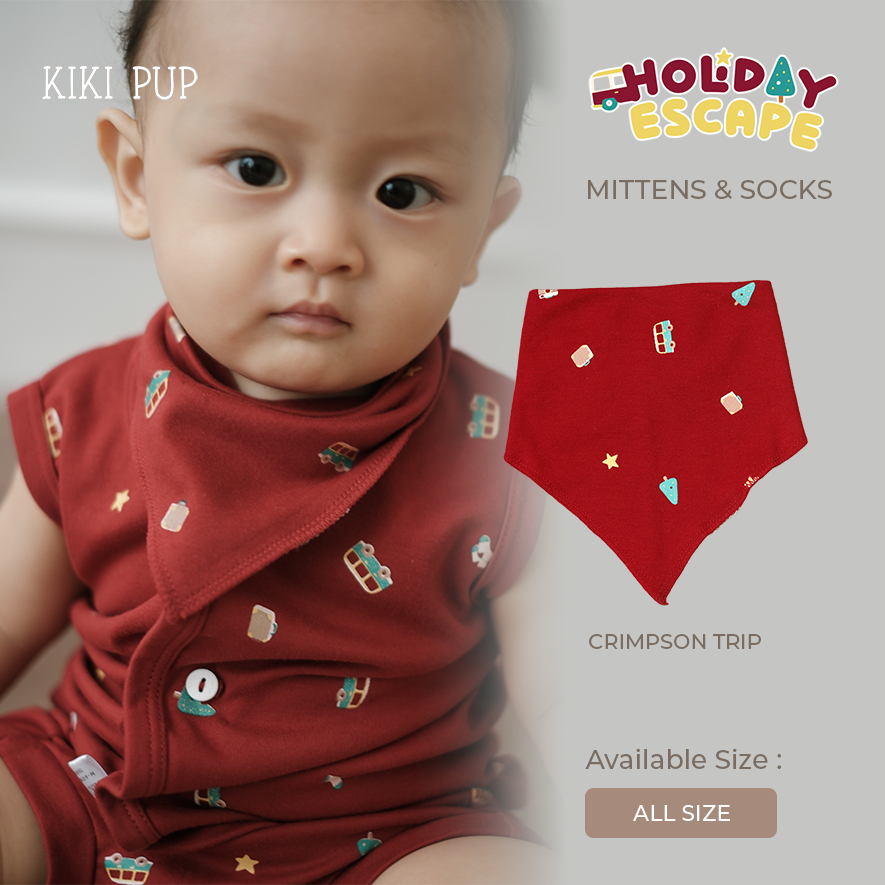 KIKI PUP - Bib (Holiday Escape) - Celemek Bayi