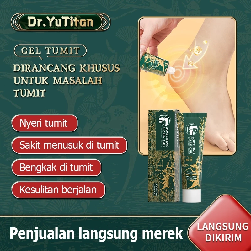 BPOM Dr.YuTitan Soothing Gel For Joint Pain Relief Soothing care gel 50g --- lutut - tumit - bahu - 