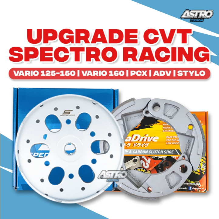 Mangkok Kampas Ganda Vario 125 150 160 PCX ADV 160 Anti Gredeg Kampas Ganda NMAX Daytona CVT Astro