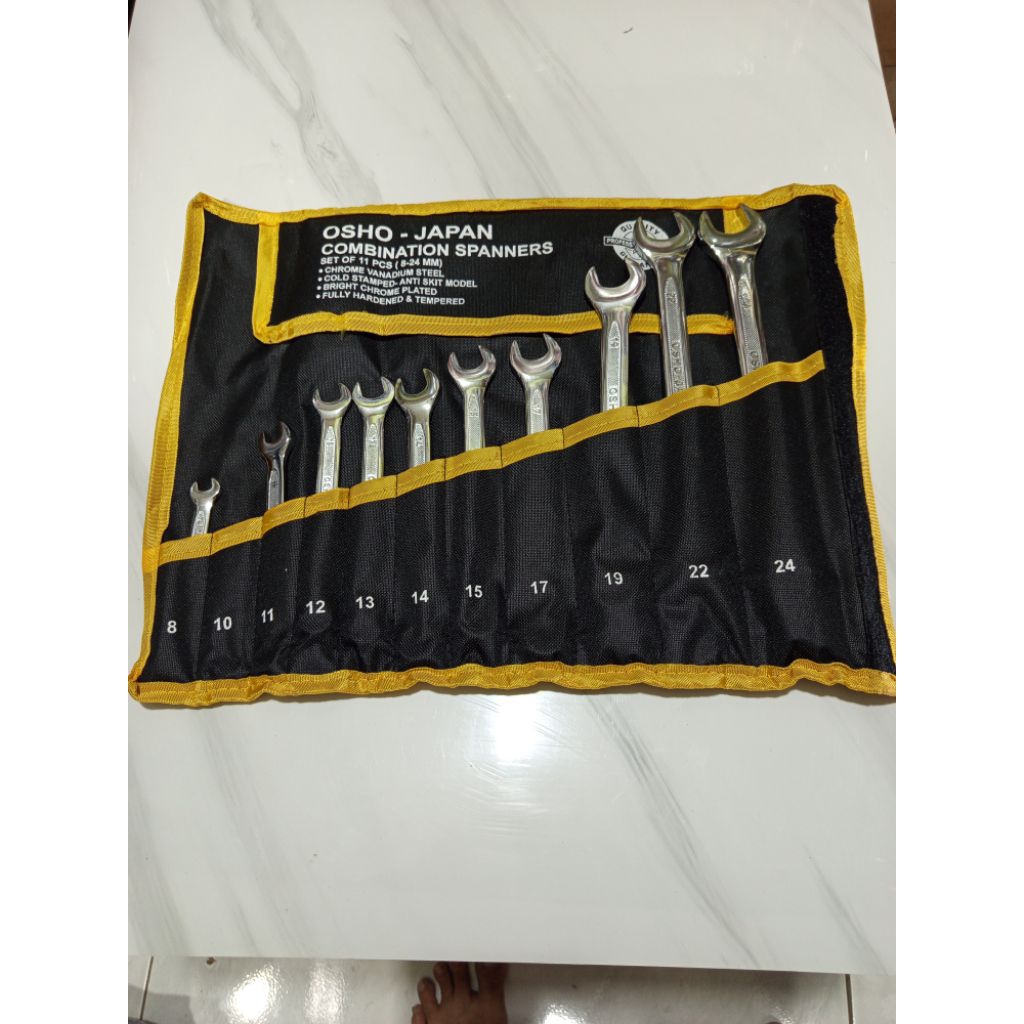 Kunci Set Ring pas.OSHO-Japan. Combination Spanners