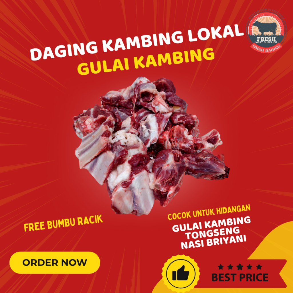 Daging Tulang Kambing Gulai