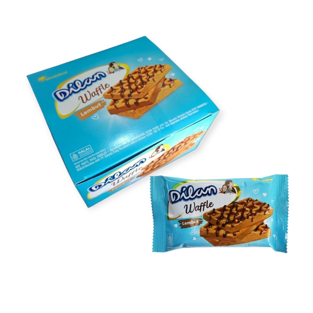 DILAN Wafer Roll Cokelat Karamel / Kue Wafel Cokelat