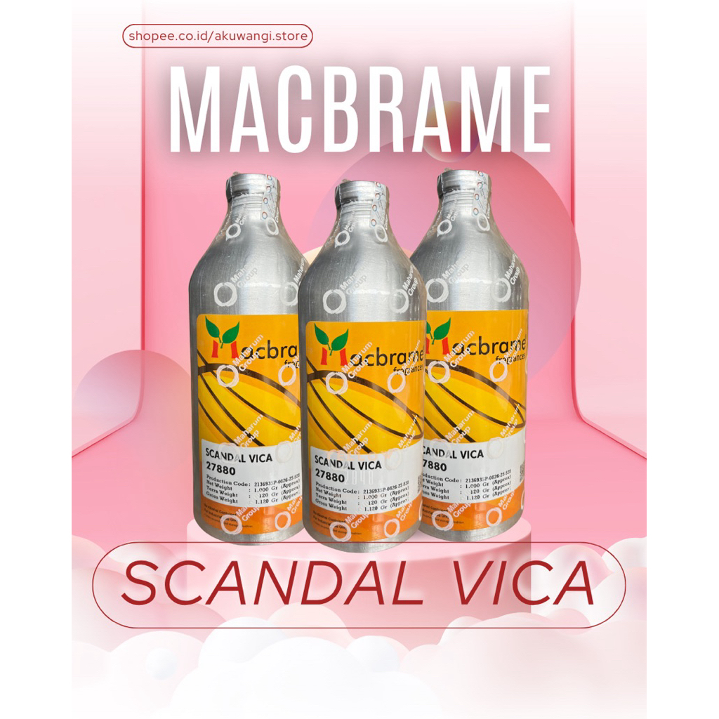 SCANDAL VICA BY MACBRAME KEMASAN SEGEL 1KG