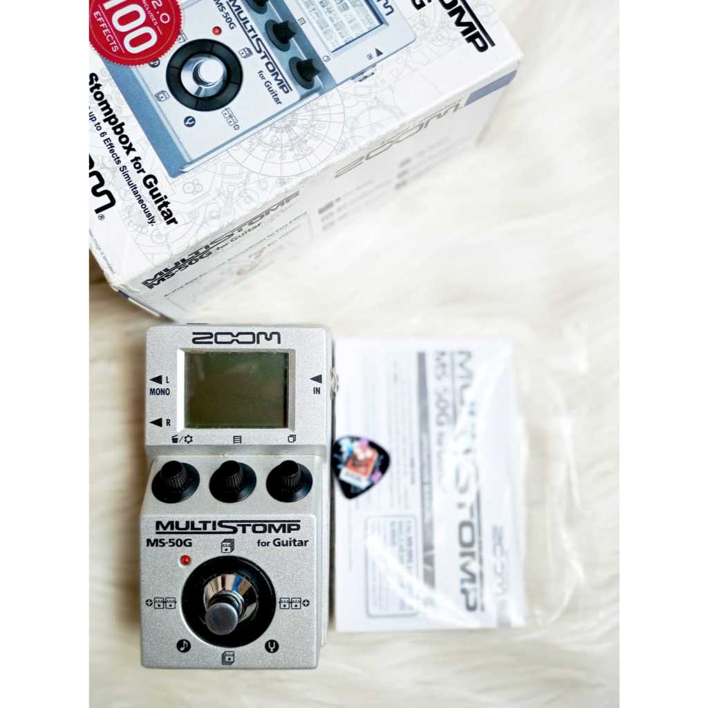 Zoom MS50G Multistomp pedal efek gitar bass