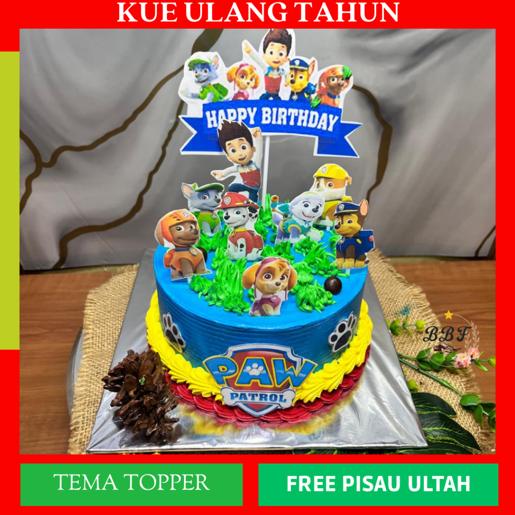 Kue Ultah 20  topper Ulang Tahun /Topper Ultah / Cake Ultah / Birthday Cake / Cake topper