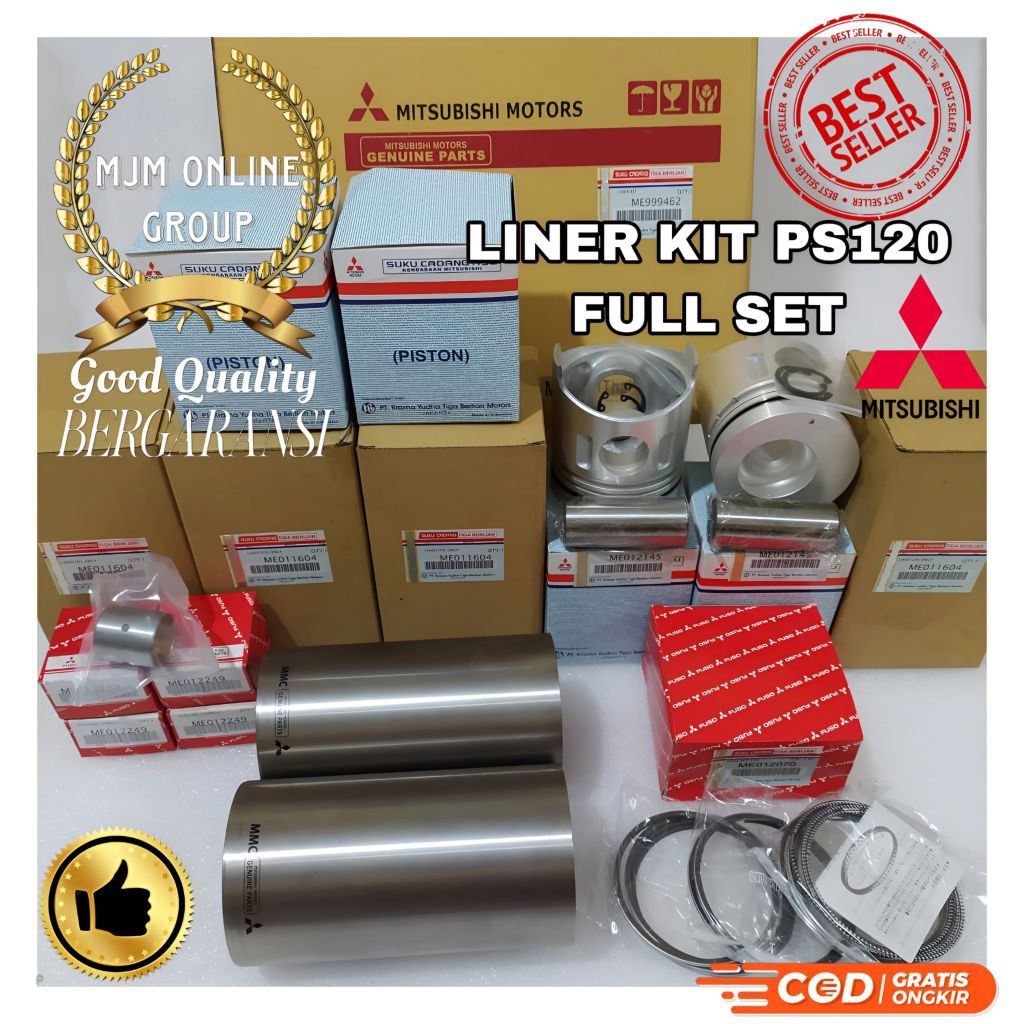 Liner kit Mitsubishi Ps120 120ps full set Standar Bergaransi