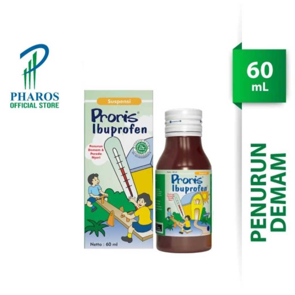 Proris Ibuprofen Sirup Anak 60 mL Rasa Jeruk