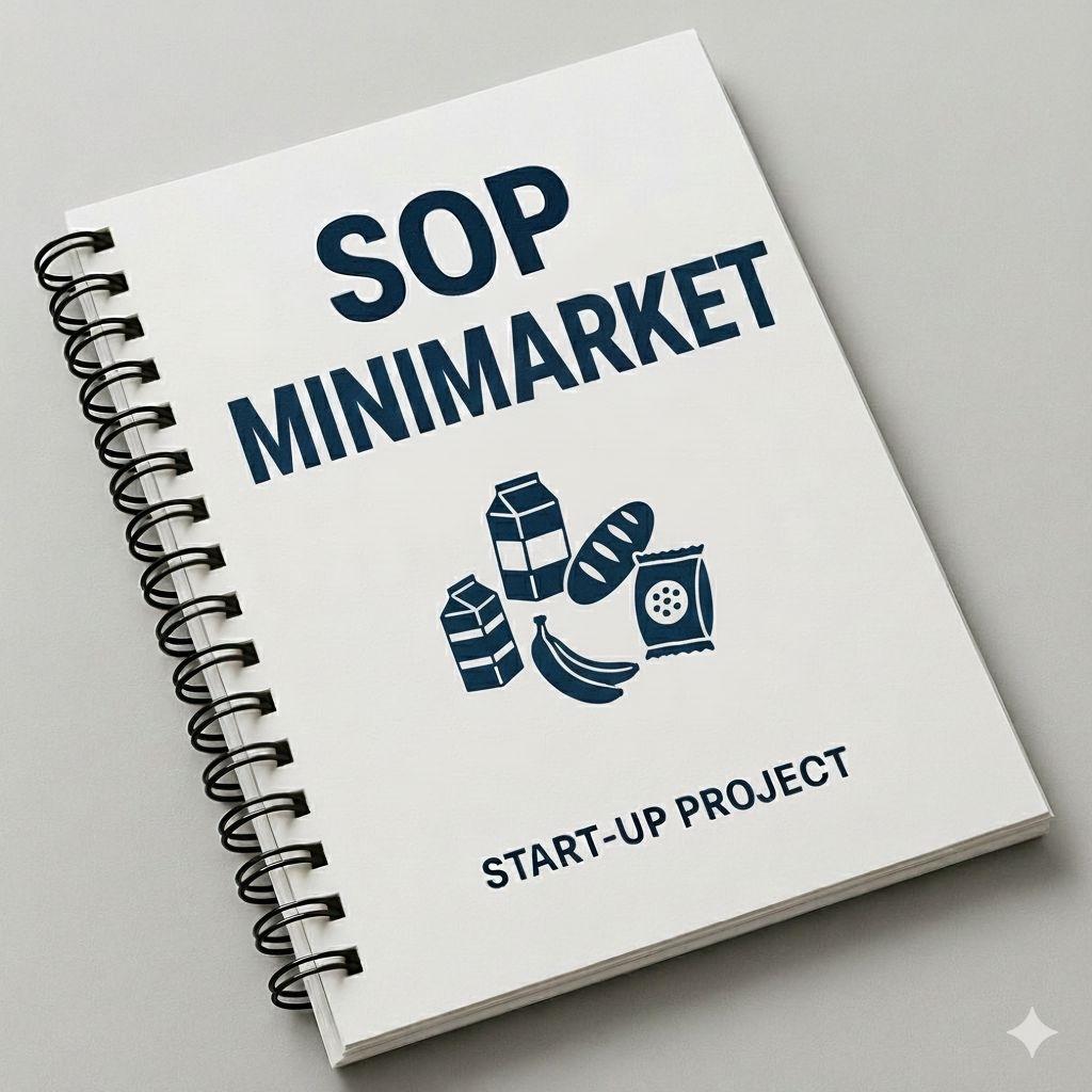 Paket SOP (Standar Operasional Prosedur) Bisnis & Usaha Minimarket / Retail / Kelontong