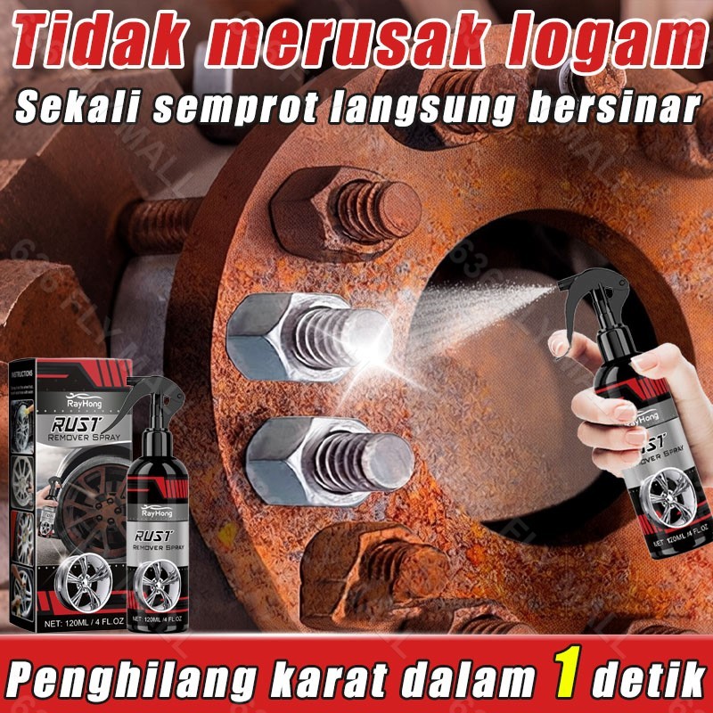 Penghilang karat besi Cairan penghilang karat besi 100% menghilangkan karat Tidak merusak logam Peng