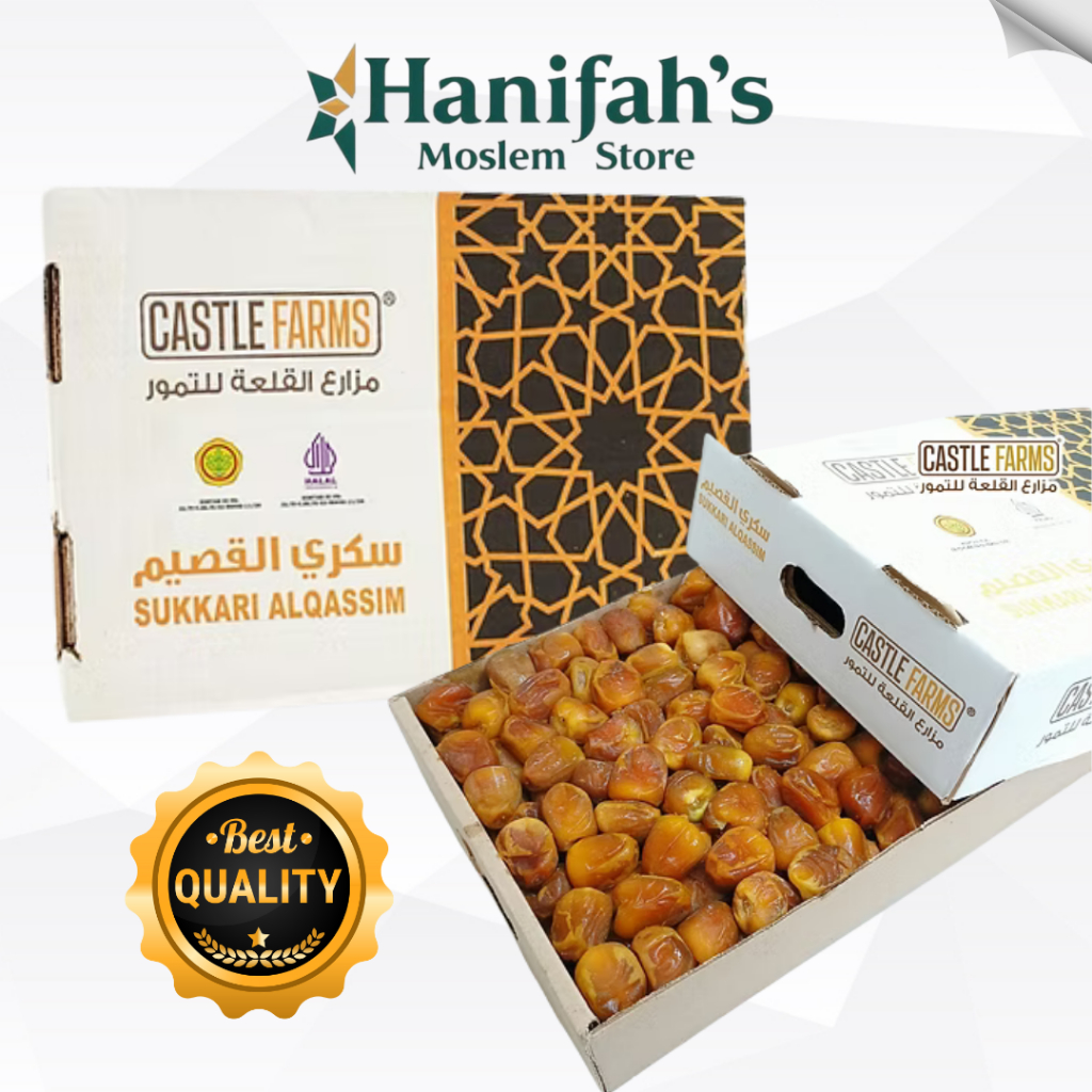 Premium Dates Kurma Sukari Castle Farm SUkari Premium 3Kg