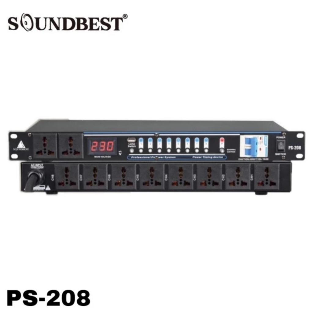 Power Sequencer Soundbest PS 208 Original Power Squencer SOUNDBEST L