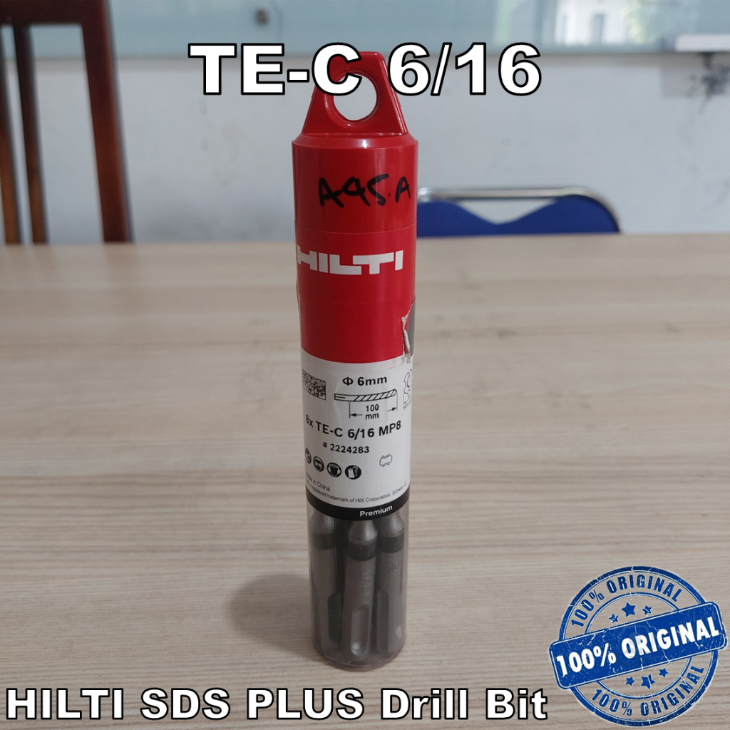 Mata Bor Beton HILTI TE-C 6/16 PACK | HILTI SDS PLUS Hammer Drill Bit