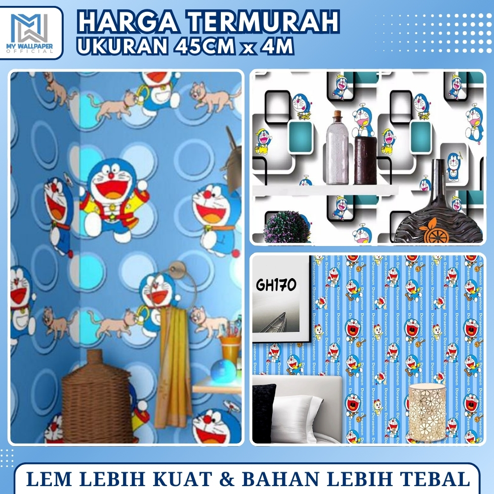 Wallpaper Dinding Doraemon Stiker Dinding Doraemon Walpaper Dinding Doraemon Wallpaper Doraemon