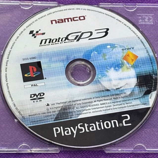 kaset ps2 ori pal motogp 3