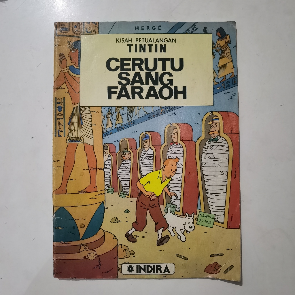 Komik Tintin – Crutu Sang Faraoh (Indira)