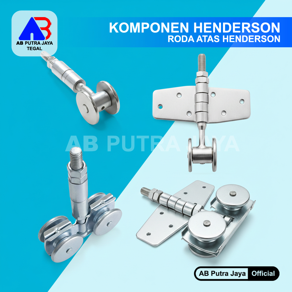 Roda Atas Henderson - Komponen Pintu Pagar Garasi Henderson