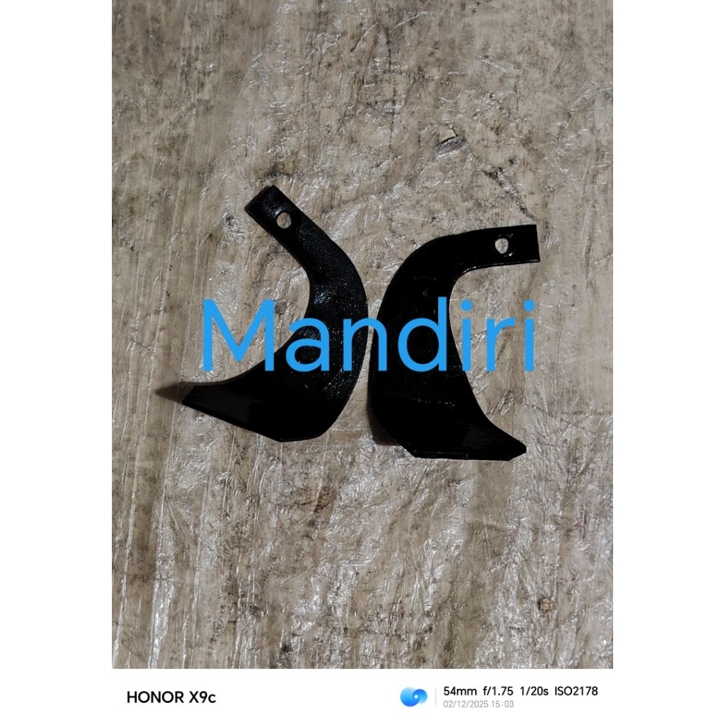 2pcs pisau rotary traktor kebon Tiller blade